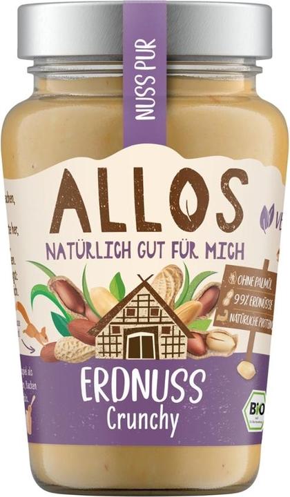Image du produit Allos Peanut Butter Crunchy végétalien (340 g)