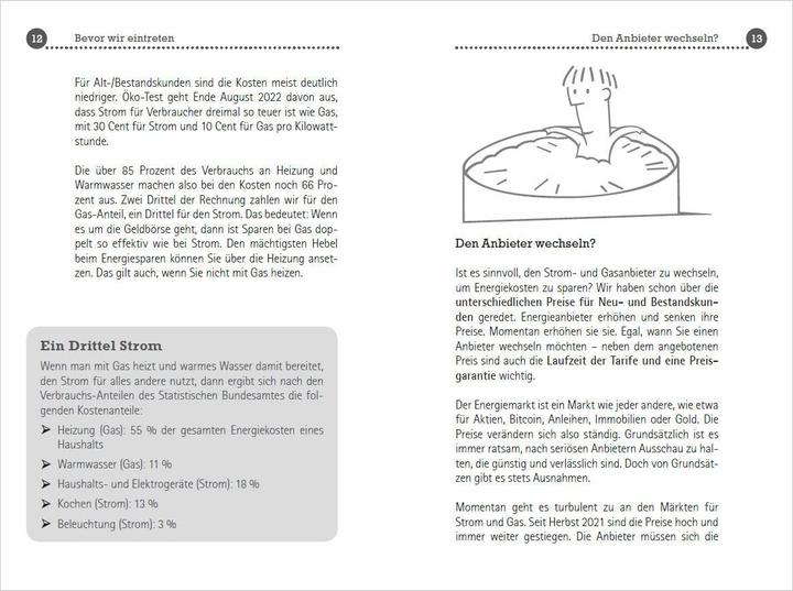 Immagine prodotto Energie sparen - Tipps und Tricks für Haushalt, Heizung, Auto u.v.m. Mit Checklisten für (Tedesco, Alexander Rudow, 2022)