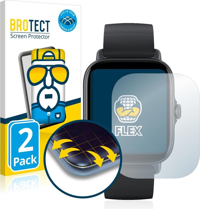 Productafbeelding BROTECT Volledig bedekkende screen protector (Amazfit GTS 3)
