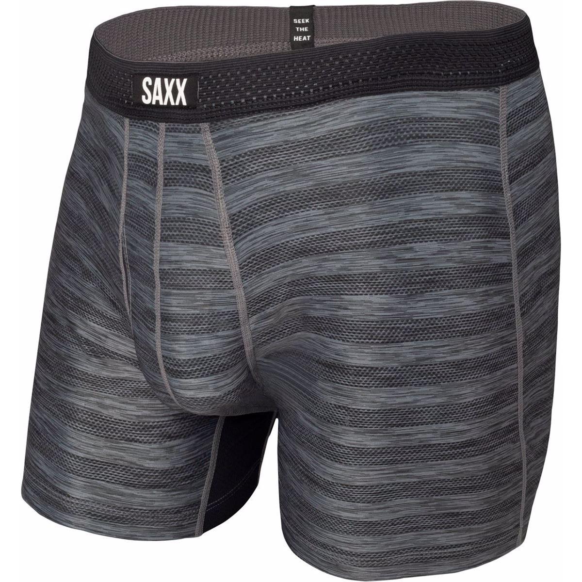 SAXX Underwear, Herren, Funktionsunterhose, Hot Shot Fly Boxer (XXL), Schwarz, XXL