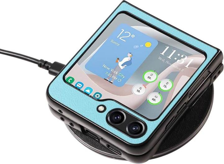 Image du produit Cover-Discount Galaxy Z Flip5 - Housse hybride bleu clair (Samsung Galaxy Z Flip5)