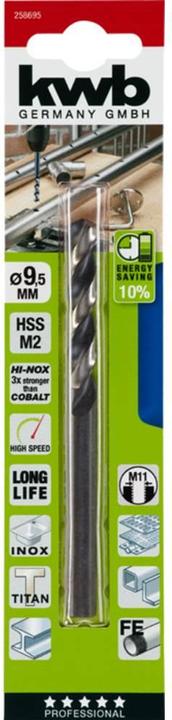 Actual product image kwb HI-NOX HSS drill 9.5 mm (9.5 mm)