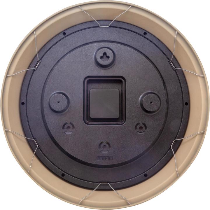 Produktbild Nextime Wanduhr Hyacinth Ø 40.5 cm, Braun (40.50 cm)