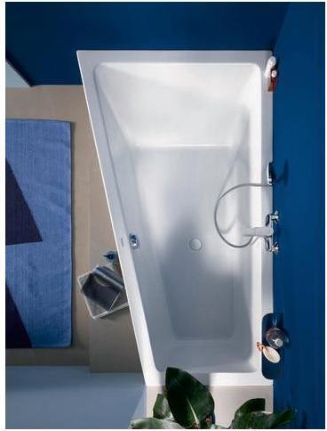 Actual product image Duravit Trapezoid bathtub No 1 1 back slope left white 1700x1000mm (210 l, 170 cm, 100 cm)