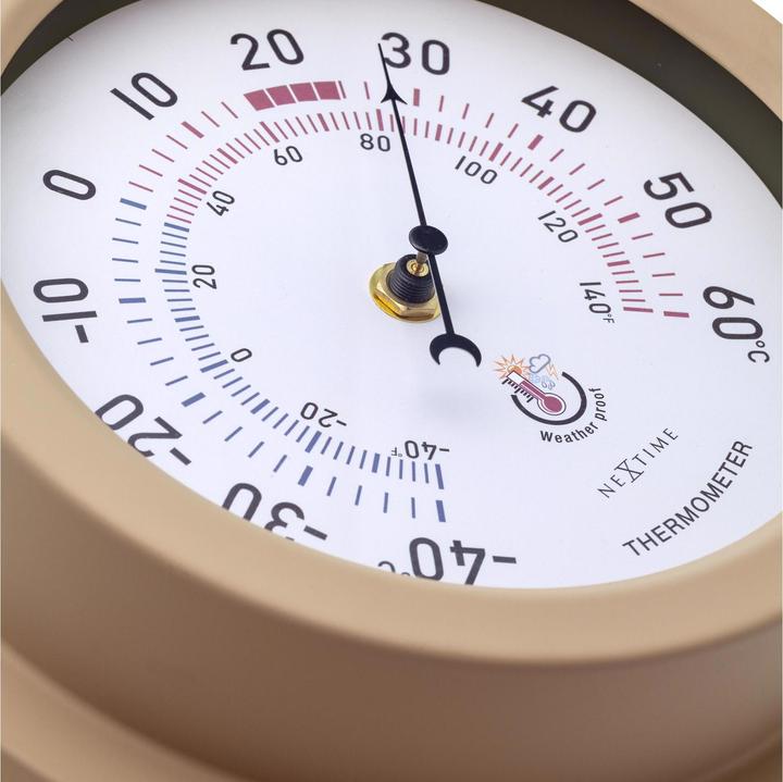 Produktbild Nextime Thermometer Lily Ø 22 cm, Braun