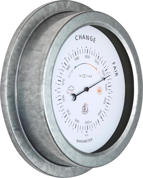 Image du produit Nextime Baromètre Orchid Ø 22 cm, argent