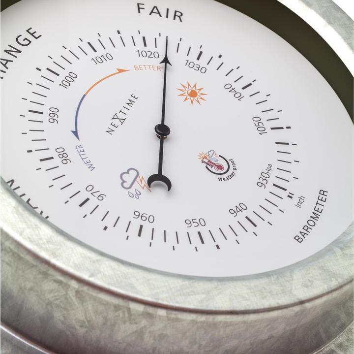 Image du produit Nextime Baromètre Orchid Ø 22 cm, argent