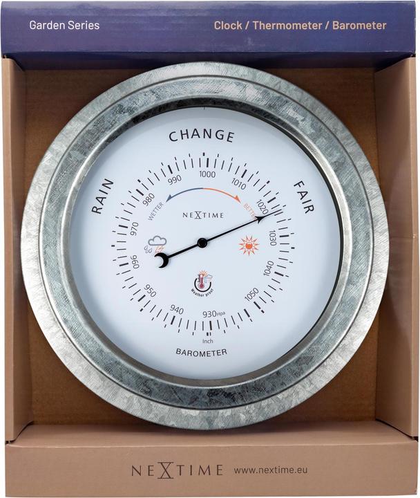 Image du produit Nextime Baromètre Orchid Ø 22 cm, argent