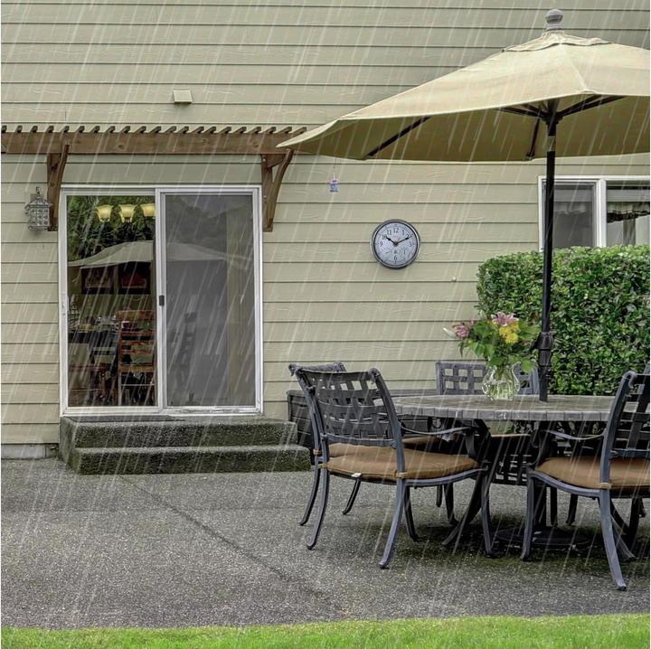 Produktbild Nextime Wanduhr Tulip Ø 40.5 cm, Silber (40.50 cm)