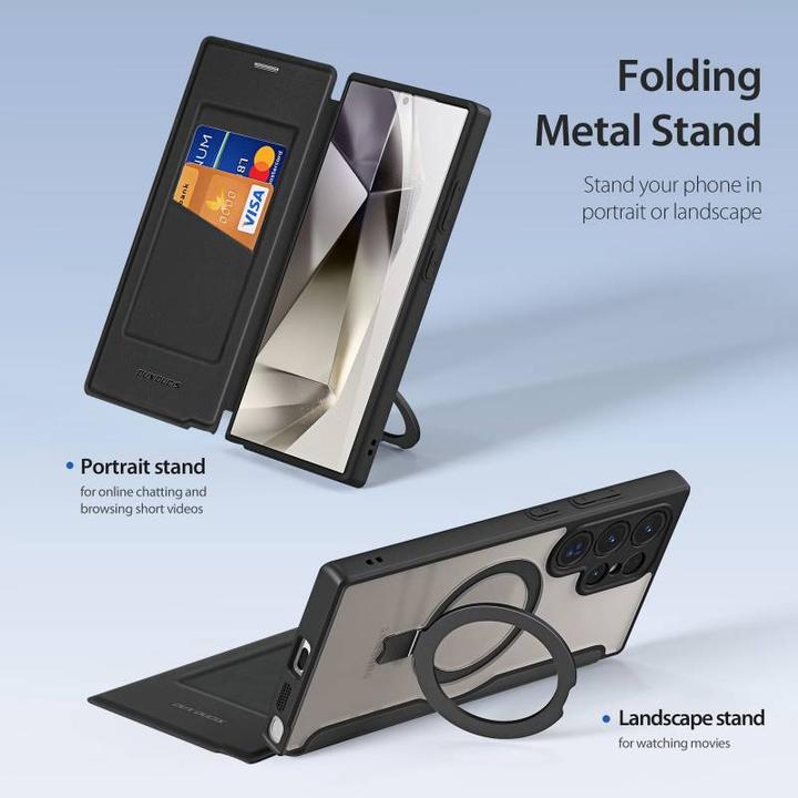 Actual product image Dux Ducis Skin X Pro Series Leather Book Cover Case (Samsung Galaxy S23 Ultra)
