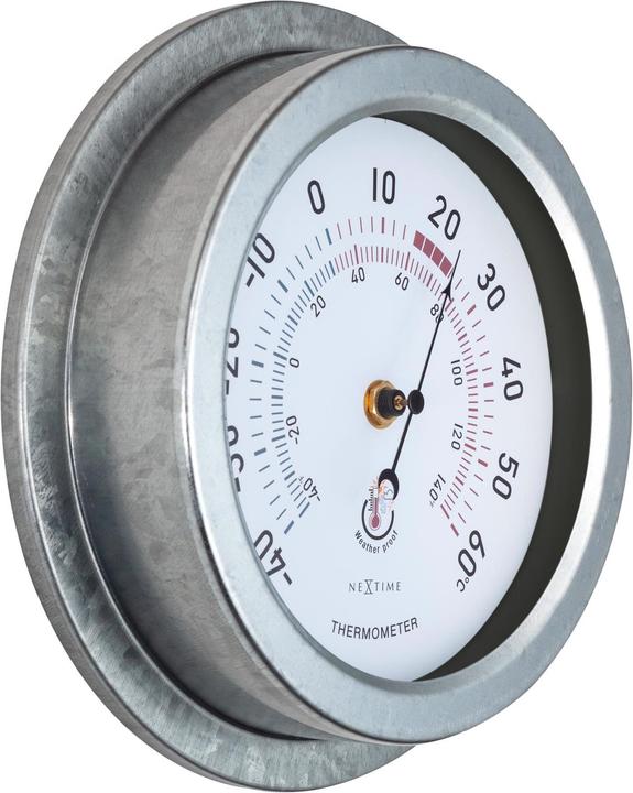 Produktbild Nextime Thermometer Lily Ø 22 cm, Silber