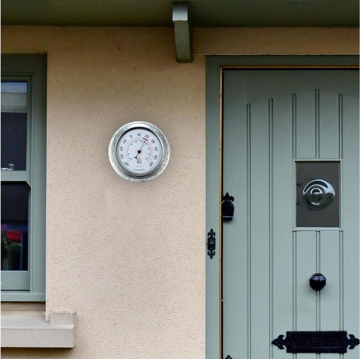 Produktbild Nextime Thermometer Lily Ø 22 cm, Silber