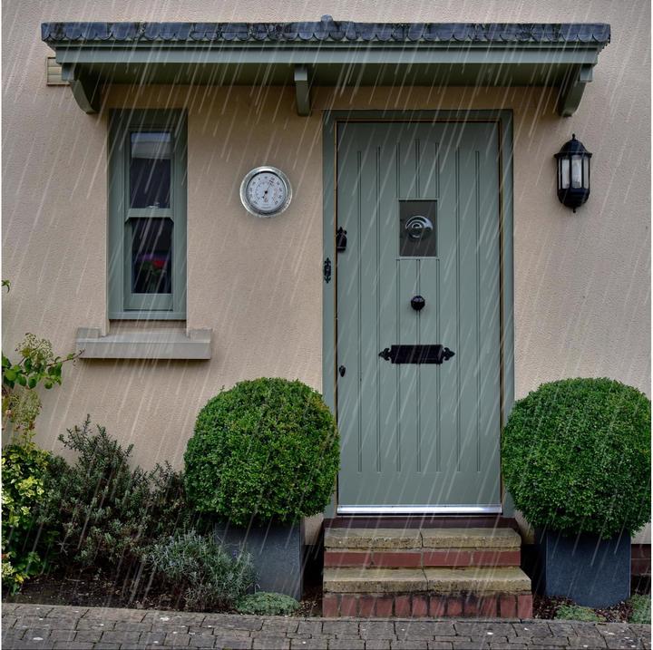 Produktbild Nextime Thermometer Lily Ø 22 cm, Silber