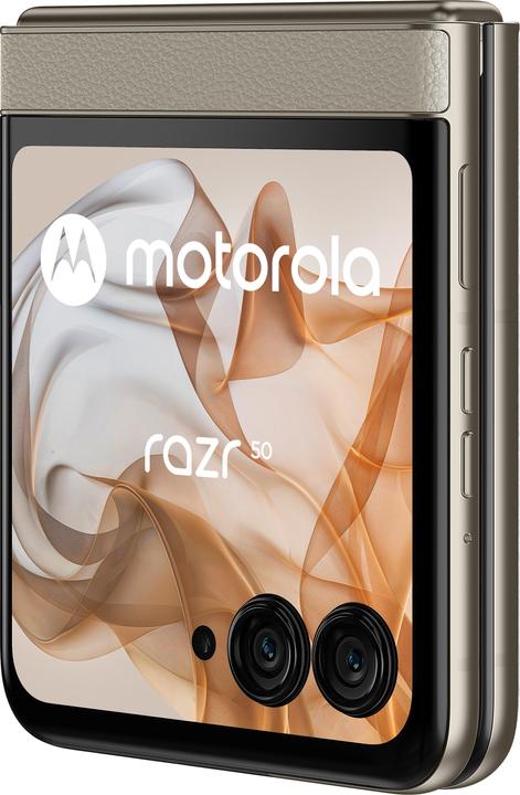 Actual product image Motorola Razr 50 (256 GB, Beach Sand, 6.90", Dual SIM, 5G)