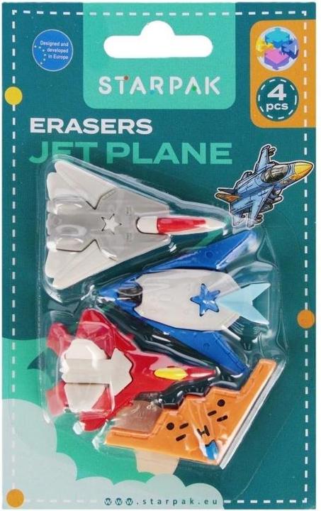 Actual product image Starpak 3D puzzle eraser, 4 pieces, aeroplanes