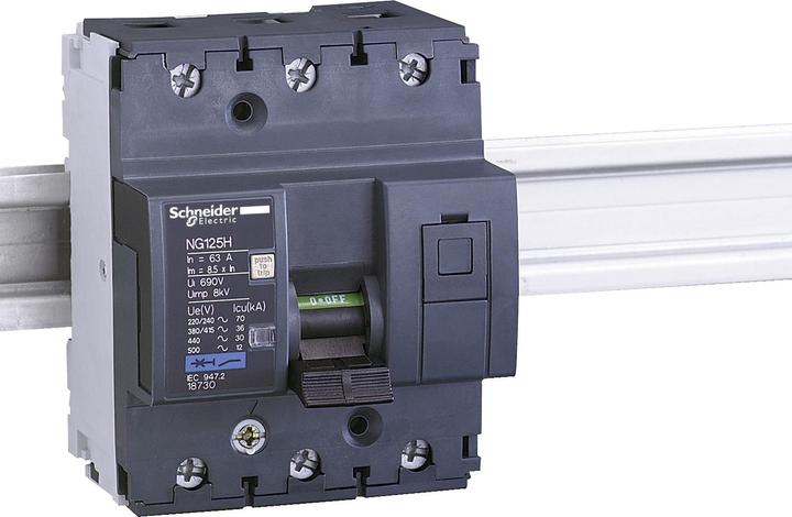 Produktbild Schneider Electric Leistungsschalter NG125H, 3-polig, 32A, 18727