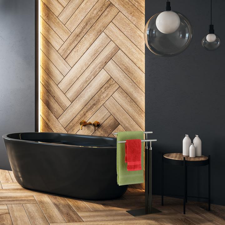 Actual product image Relaxdays Towel rack
