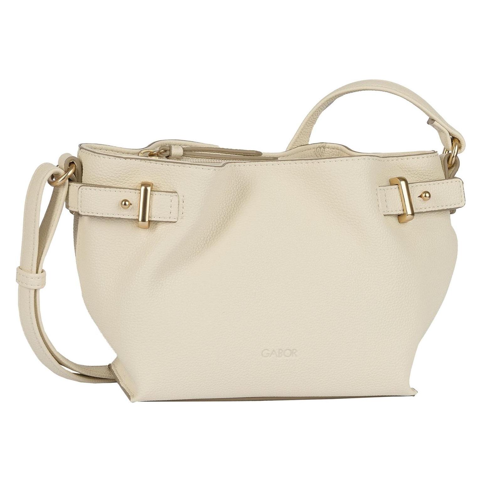 Gabor, Damen, Handtasche, Astea Cross Bag, Weiss, Beige