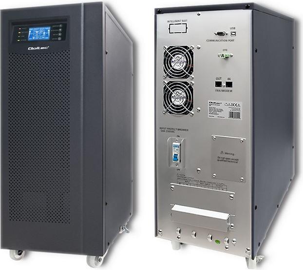 Actual product image Qoltec Pure Sine Wave 53044 (8000 W, Online double converter UPS)