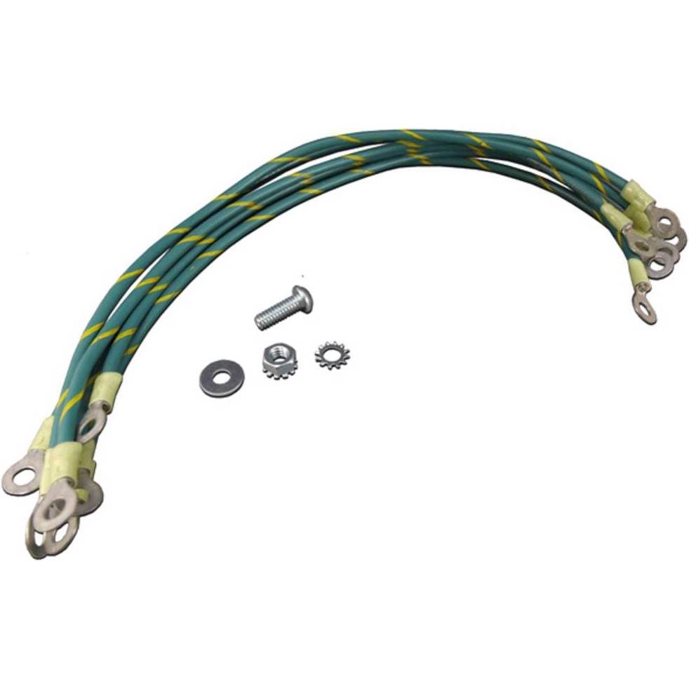 Hammond Erdungskabelsatz Serie GRD (Kabel), Elektronikzubehör + Gehäuse, Gelb, Grün