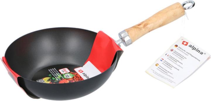Produktbild Mojawo Wok Pfanne 20cm Wokpfanne Antihaft beschichteter Wok alle Herdarten (Wok Pfanne, 20 x 6 cm)