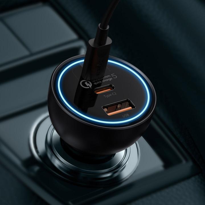 Actual product image Baseus Multi Port Car Charger