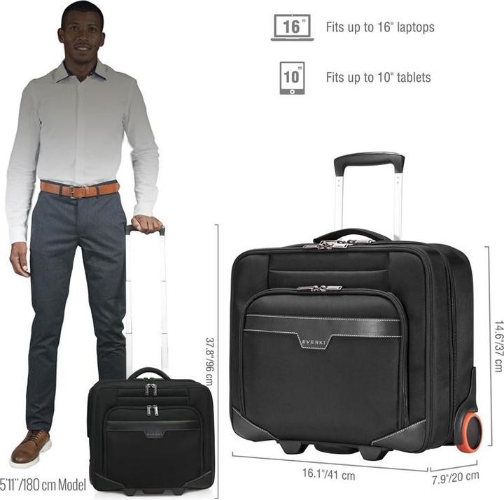 Immagine prodotto Everki Carrello per computer portatile Journey (27 l)
