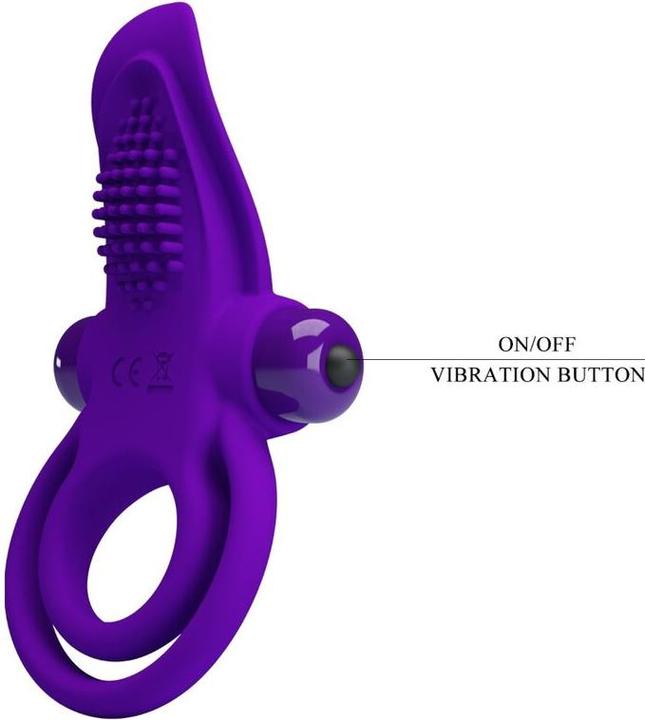 Actual product image Pretty Love Vibrant Penis Ring (8 cm)