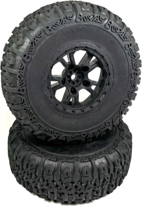 Absima 1/10 Universal-Offroad Räderset schwarz (2)