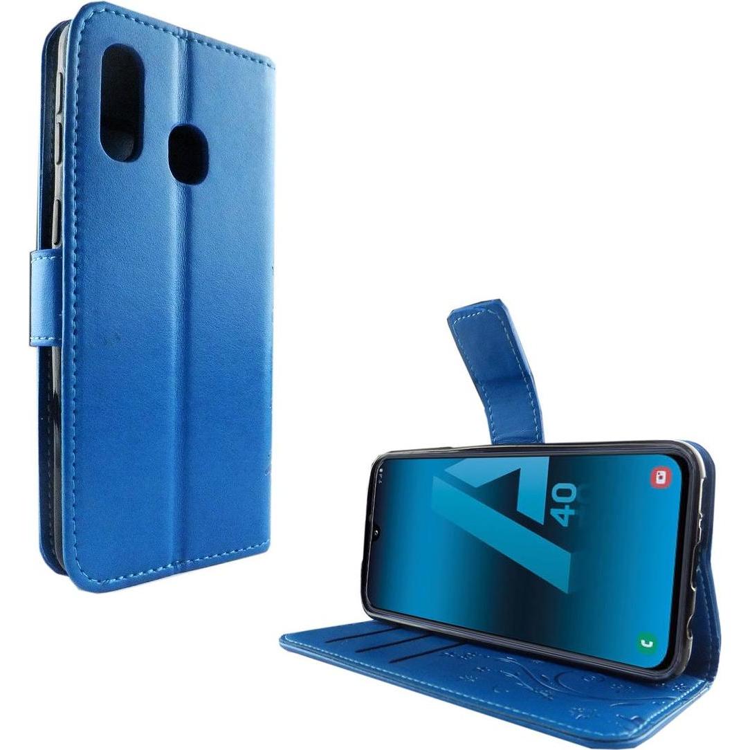 Thumbnail - König Design Hülle Handy Schutz für Samsung Galaxy A40 Case Cover Tasche Wallet Etui Bumper (Samsung Galaxy A40), Smartp...