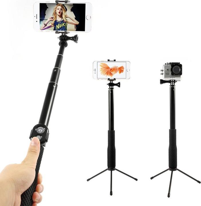 Produktbild Ueli Express GoPro Selfie Stick Lang mit Fernbedienung und Stativ