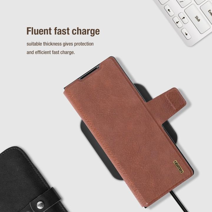 Produktbild Samsung Back panel cover - Nillkin Aoge Case for Galaxy Z Fold 7 Brown (Samsung Galaxy Z Fold7)