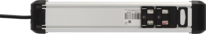 Image du produit Brennenstuhl 1391030800 Bâti de prises avec interrupteur argent-noir contact de protection 1 pce (8 x, CEE 7/3, 3 m)
