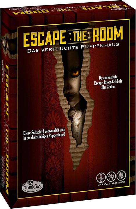Thinkfun Kennerspiel Escape the Room – Das verfluchte Puppenhaus (Italienisch, 1 - 4 Spieler)