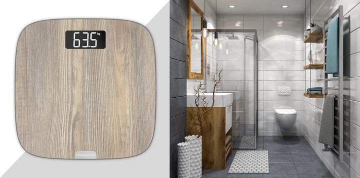 Actual product image Rowenta BS1600 Square Wood Weighing Scales Electronic Scale (160 kg)