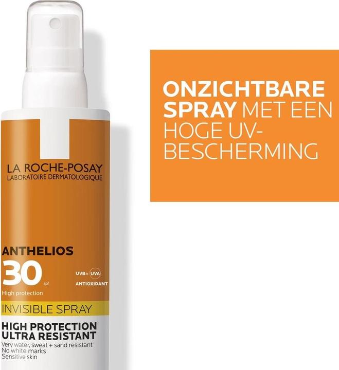 Actual product image La Roche Posay Anthelios Invisible Spray (Sun spray, SPF 30, 200 ml, 245 g)