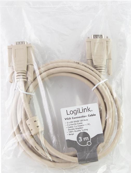 Image du produit LogiLink VGA — VGA (3 m, VGA)