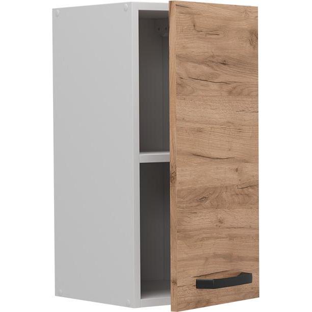 Vicco, Regal, Hängeschrank R-Line, Goldkraft Eiche/Weiss, 30 cm (30 x 60 x 31 cm)