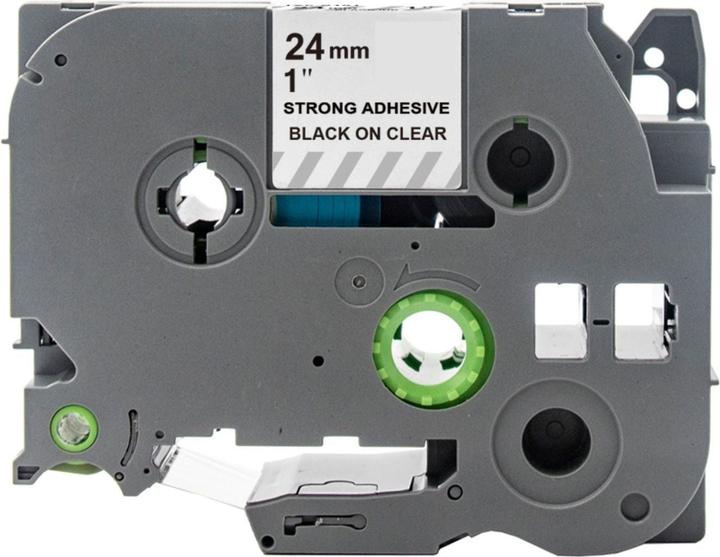 Produktbild Hermex Alternatives Etikettenband zu Brother TZe-S151 Beschriftungsband (2.40 cm, Transparent)