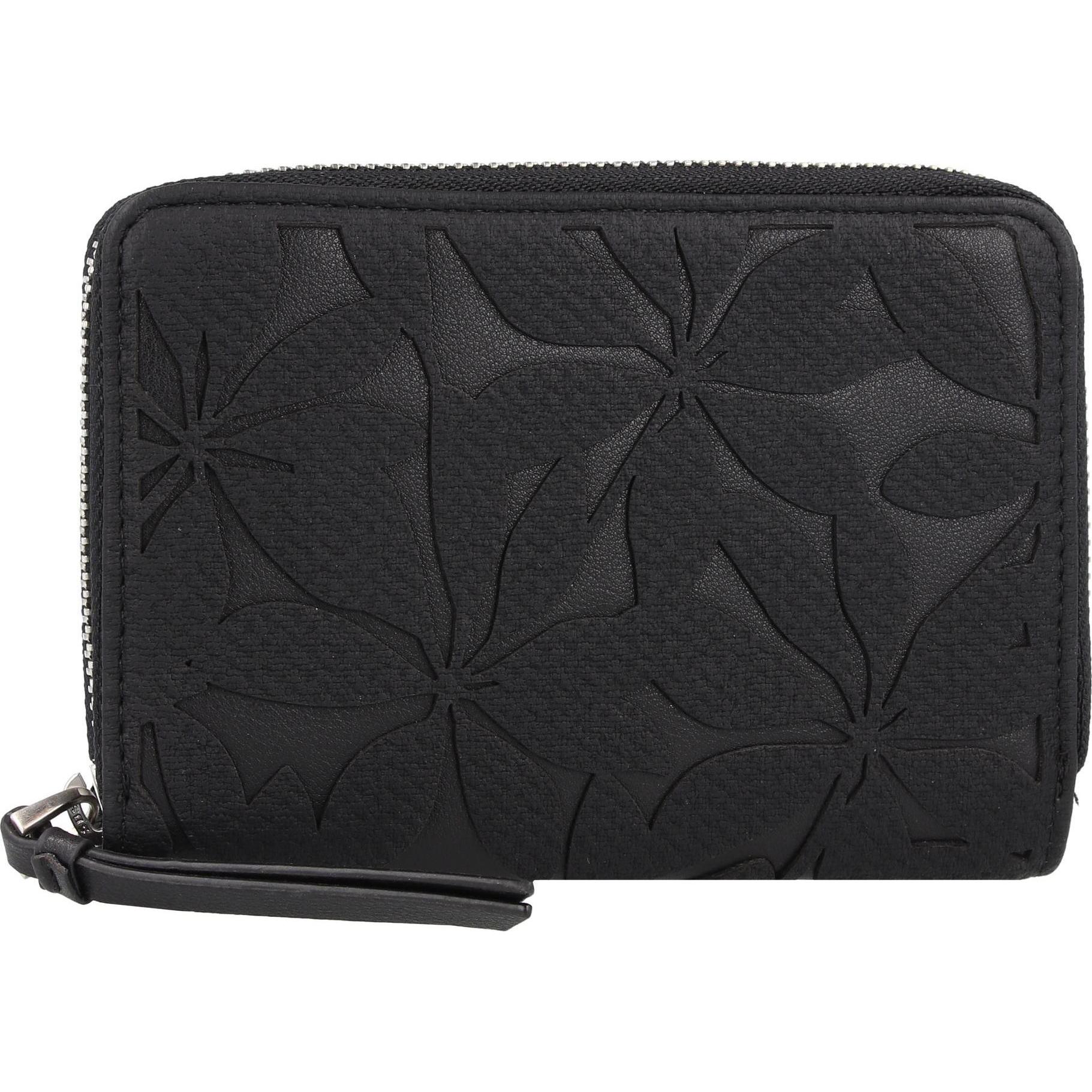 Desigual, Damen, Portemonnaie, Basic 2 Geldbörse 14 cm, Schwarz