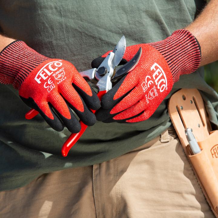 Actual product image Felco 701M Nitrile work gloves, size M (M)