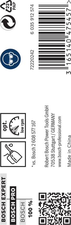 Immagine prodotto Bosch Professional Zubehör Trapano PRO Metal HSS-G, 12,3 x 101 x 151 mm (12,3 mm)