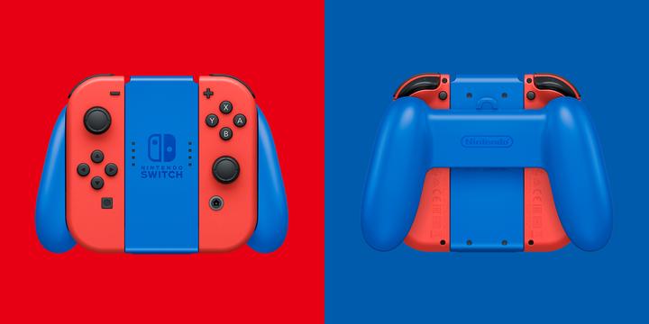 Actual product image Nintendo Switch - Mario Red & Blue Edition