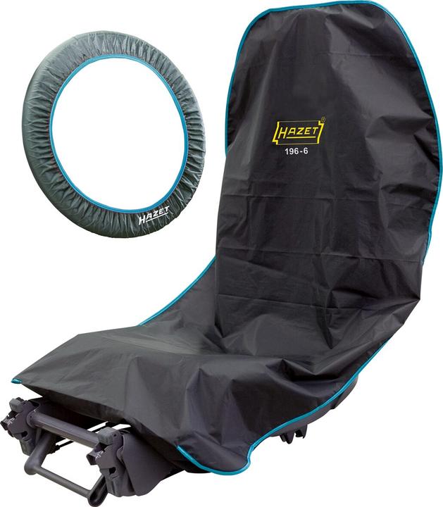 HAZET Steering wheel and seat cover set 196-6/2 ∙ Number of tools: 2