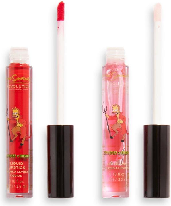Actual product image Makeup Revolution Lipgloss & Flüssig-Lippenstift - The Simpsons - Treehouse Of Horror Collection - Lip Gloss / Liquid