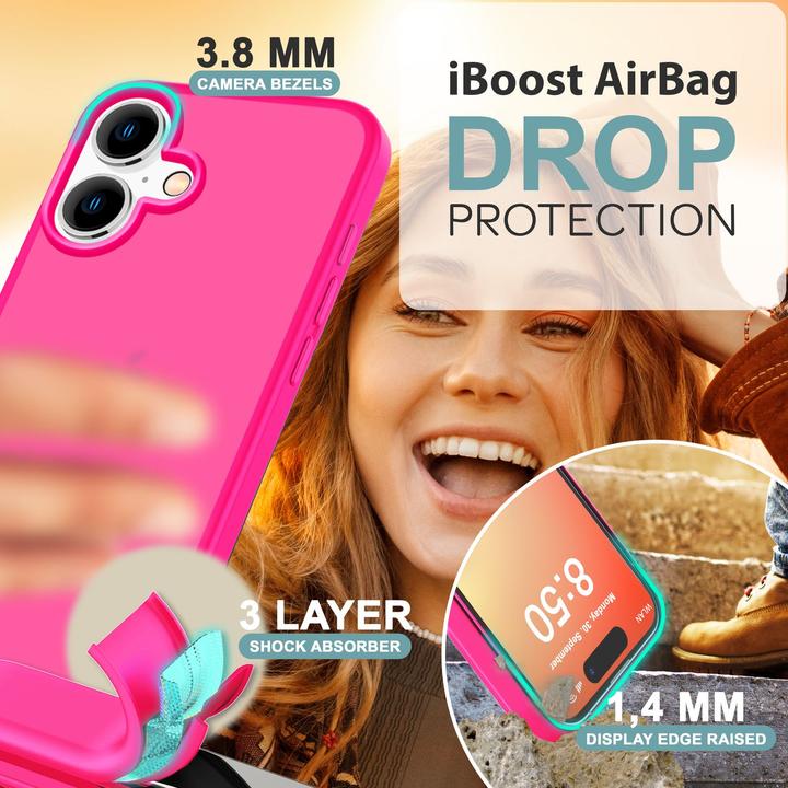 Actual product image Nalia Matte hybrid cover semi-transparent (Apple iPhone 16)