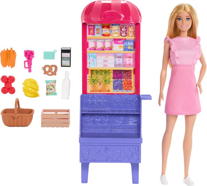 Produktbild Barbie Malibu Marktstand Spielset