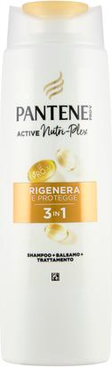 Image du produit Pantene Régénère et Protège 3 en 1 Shampooing + Après-Shampooing + Soin Active Nutri-Plex (250 ml, Shampoing liquide)