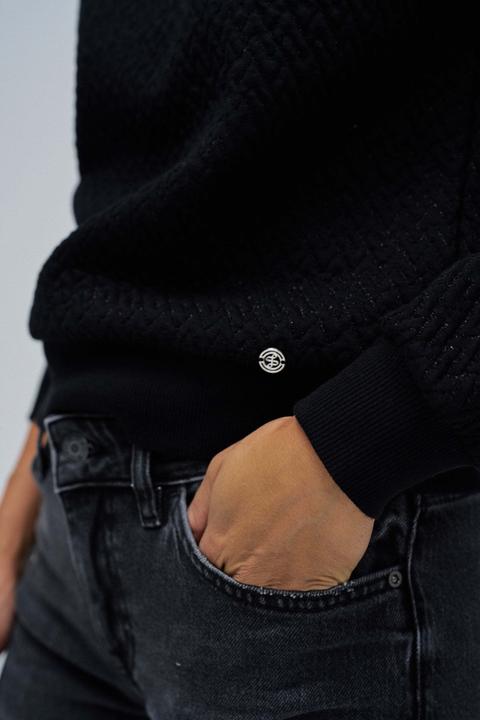 Actual product image Salsa Jeans Sweatshirt Lurex Jacquard Sweatshirt (XS)