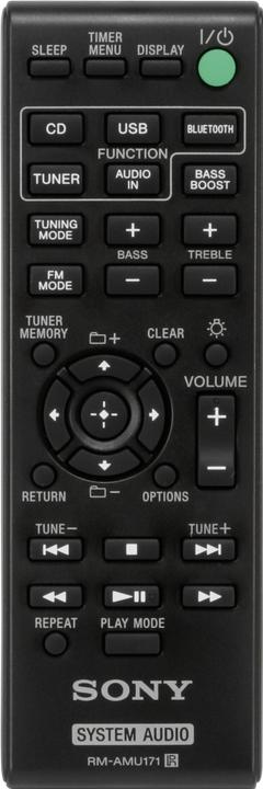 Actual product image Sony CMT-SBT100 (Bluetooth)